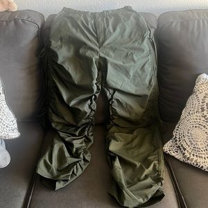 SHEIN olive green baggy pants (jumpsuit)